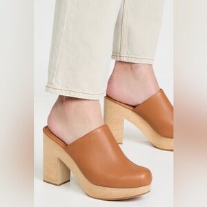 Rachel Comey Dakota Clog Brown Leather 9.5